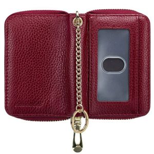 Porte-cartes De Crédit En Cuir Souple, Unisexe, Format Concertina, Fabriqué En Chine