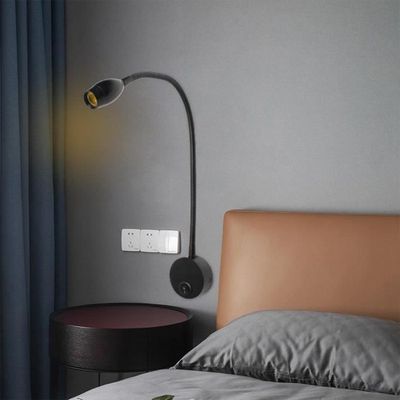 Lampe de lecture de chevet, tête de lit de commutateur à intensité variable  de lampe de lecture de lit LED minimaliste - Cdiscount Maison