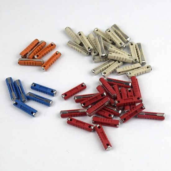 Fusible de voiture 50 pièces 5A 8A 16A 25A Amp fusibles automobiles européens balle torpille fusibles classiques pour voiture classique de Style ancien Fusible de voiture 50 pièces 5A 8A 16A 25A Amp fusibles automobiles européens balle torpille fusibles classiques pour voiture classique de Style ancien