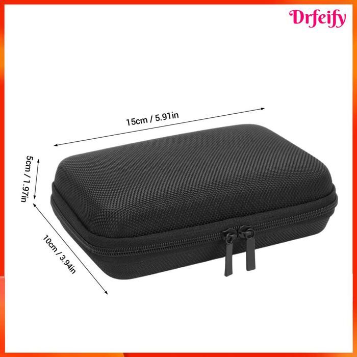 Étui de Transport pour Console Portable, Sac de Console de Jeu Rétro Résistant aux Rayures et aux Chocs avec Poche en Maille pour Pocket 3 pour RG505