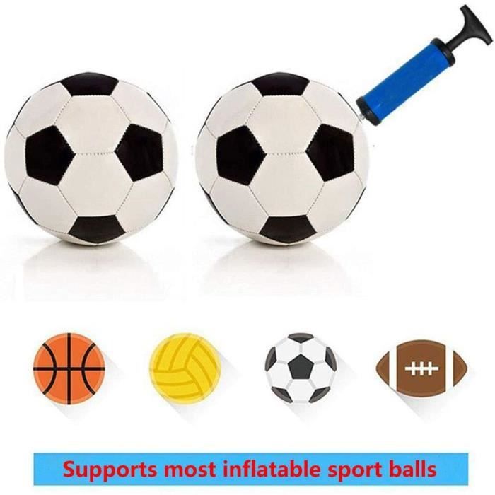 Pompe à Ballon Portable Avec Poignée - Kit Complet Aiguilles Et Tuyau, Pour Basketball, Football, Volleyball - 4