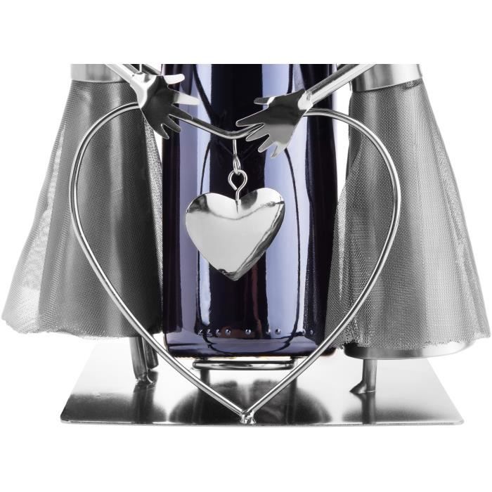BRUBAKER Porte-bouteilles de Vin avec rangement des Bouchons