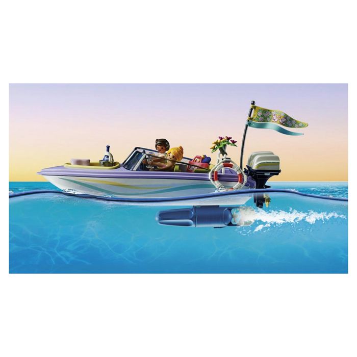 PLAYMOBIL : Bateau Romantique avec Couple de fées - Très Bon Etat EUR PLAYMOBIL : Bateau Romantique avec Couple de fées - Très Bon Etat EUR