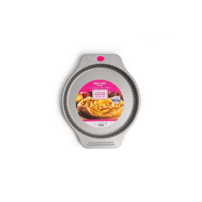 Moule à Gâteau Rond En Céramique 18.5cm - Antiadhésif, Poignées, Four Et Micro-ondes