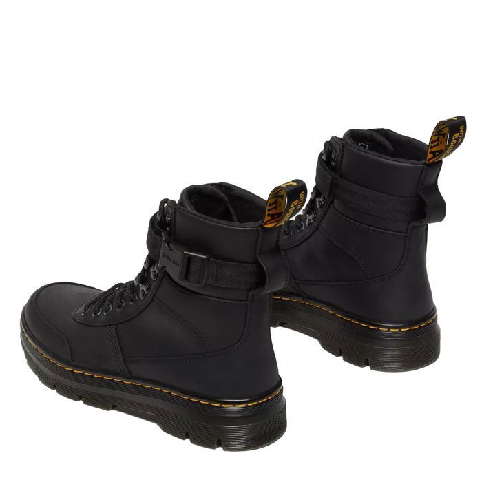 Combs Tech Ii Wyoming Leather Utility Boots Martens COMBS TECH II WYOMING  DM27801001 42 Noir Cdiscount