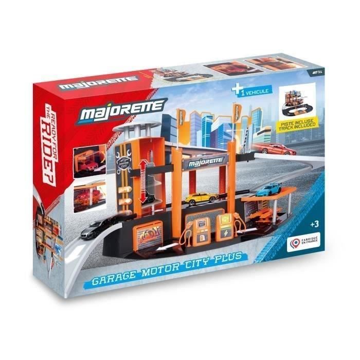Majorette Motor LIft Center met 5 auto's