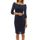 Robe bleu marine dentelle
