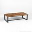 Table Basse En Metal Et Bois Longueur 130cm Clayton Achat