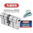 Cylindre de sécurité pour porte barillet 30 x 50 mm D6PS ABUS 5 clés-0