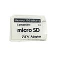 5.0 SD2 micro SD SDVita PSVSD carte mémoire adaptateur pour système PS Vita Game Card1000 / 2000 3.60-0