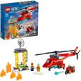 LEGO® City 60281 L'Hélicoptère de Secours des Pompiers,  Jouet, Minifigurines et Moto-0