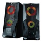 BERSERKER GAMING Haut Parleur Gaming 2.0 Brokk Black Illuminated 6W