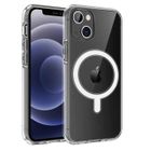 Coque pour iPhone 14 PLUS - Silicone Transparent avec Cercle magnétique intégré Phonillico®