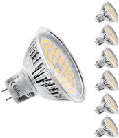 Ampoule LED MR16 GU5.3 12V, blanc chaud 2800K, 450LM, angle 120°, ampoule LED concentrée non dimmable, paquet de 6-tmt