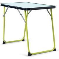 Table Pliante - Solenny - Tablero Durolac 60x40 cm - Vert - Rond - Pour Enfants
