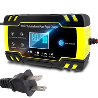 Plug US Chargeur de batterie automatique pour voiture,  8 A, starter rapide pour véhicule, pour batteries au