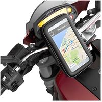 Support téléphone pour moto étanche compatible GPS/IPhone X/8/7/6/6S/5/5S et tout smartphone de taille compris entre 3.5 et 6.3 P