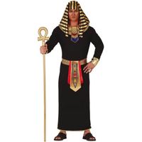 Déguisement de pharaon égyptien noir pour homme