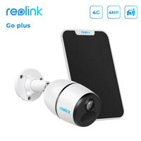 Reolink Go Plus+Panneau Solaire - Caméra 4G 100% sans fil version FR + panneau solaire / IP65 / 4MP / Détecte, enregistre, notifie