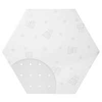 ROBA "Air" Matelas Parc Bébé "safe asleep®" Hexagonal - 112 x 97 cm - avec Housse Jacquard