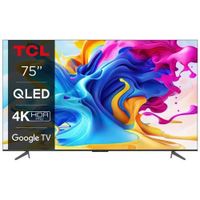 Tcl TV QLED 75C645 190 cm 4K UHD 2023 Smart TV Noir - 5901292519667