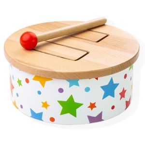 INSTRUMENT DE MUSIQUE Tambour en bois pour enfants - Bigjigs - Instruments de musique - Mixte