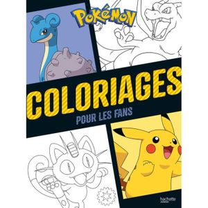 LIVRE LOISIRS CRÉATIFS Pokémon - Coloriages pour les fans