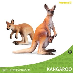 FIGURINE - PERSONNAGE Kangourou - Figurines de Collection d'animaux sauv