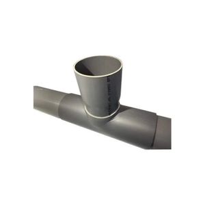 Selle De Branchement PVC 87° FF - 100-110/50, Raccord Pour Évacuation Eaux, Collable, Femelle-Femelle - 5