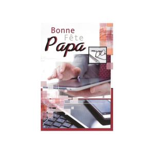 PACK CARTERIE Carte De Voeux - Bonne Fête Papa - Modele : Papa H