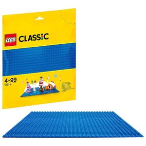 ASSEMBLAGE CONSTRUCTION LEGO Classic - Plaque de base bleue - 10714 - Adul