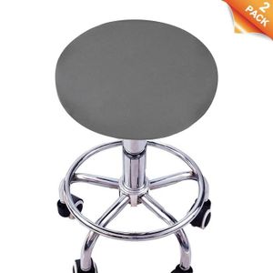 MagiDeal Coiffeuse Tabouret Couvre Chaise Respirante Housse de Siège Tabouret de Bar Housse de Siège pour Tabourets Carrés Beige