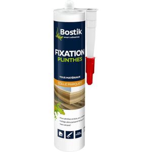 COLLE - PATE FIXATION Colle De Fixation Pour Plinthe En Bois, Pvc Et Medium – Colle Mastic Acrylique Pour Parquets – Usage Intérieur – Prise Imméd[u144]