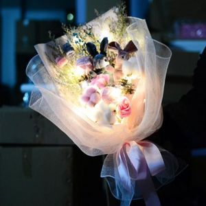 Personnalité De Style Créatif Coton Fleurs Séchées