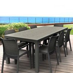 Salon Bas De Jardin Plastique 8 Place S Achat Vente Salon Bas