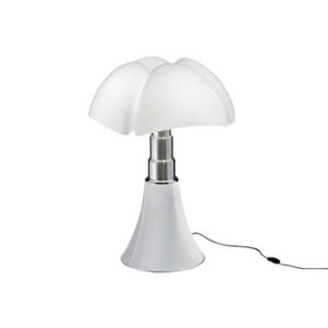 LAMPE A POSER MINI PIPISTRELLO-Lampe LED avec Variateur H35cm Blanc Martinelli Luce - designé par Gae Aulenti