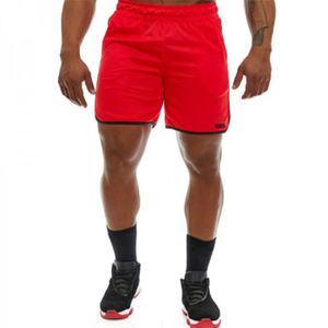 SHORT DE SPORT Short,Short de Fitness en maille respirante à séchage rapide pour homme, vêtement de sport, jogging, pantalon de - red[F379894]