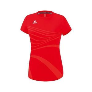 MAILLOT DE RUNNING Maillot de running femme Erima Racing - rouge - manches courtes - respirant