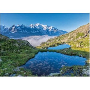 PUZZLE Puzzle Adulte Paysage : Massif du Mont Blanc Lacs 