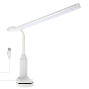 Lampe de bureau LED 7w cct rexar blanche avec port usb - RETIF