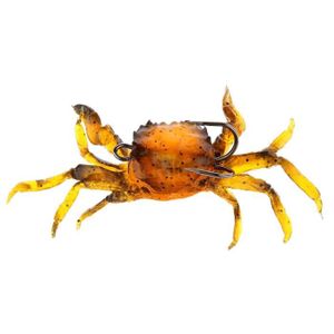 Lixada Lot de 4 leurres Crabes P/êche App/âts artificiel avec hame/çons