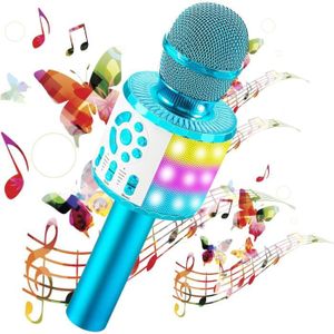 MICRO - KARAOKÉ ENFANT Micro Karaoke,Jouet Fille 3 4 5 6 7 8+ Ans,Micro E