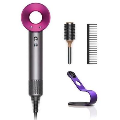 I udlandet Halvkreds Forskellige Sèche-cheveux Dyson - Supersonic™ Gris/Fuchsia avec peigne démêlant et  brosse ronde - compact - 1600 Watt - Cdiscount Electroménager