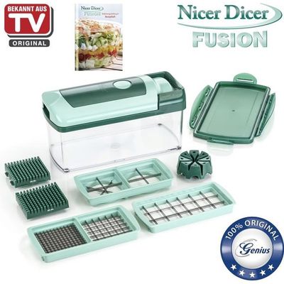 Nicer Dicer Fusion Julietti 16 Pièces : Le Coupe-légumes Spirale Ultra Polyvalent !