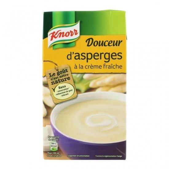 Knorr Douceur D Asperges A La Creme Fraiche 1l Lot De 4 Achat