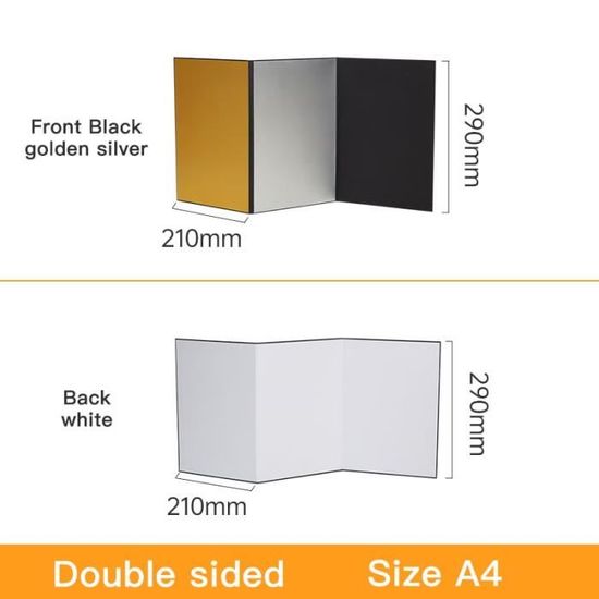 Panneau Diffuseur De Lumière Pliable 42x29cm - Pour Photographie De Bureau, Réduit Les Ombres, Portable