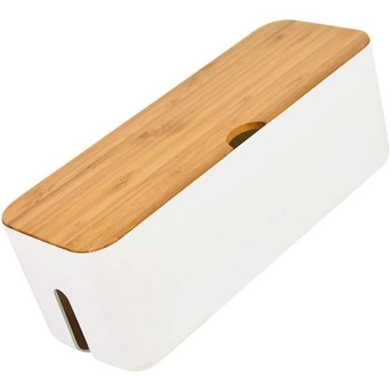 Boîte à Câbles IKEA ROMMA Blanche – Gestion De Câbles Avec Couvercle, Neuve