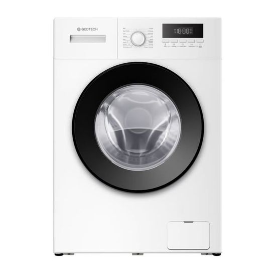 Lave-linge frontal GEDTECH™ GLL71200WH - 7 Kgs - 1200 tr/mn - Classe C - LED