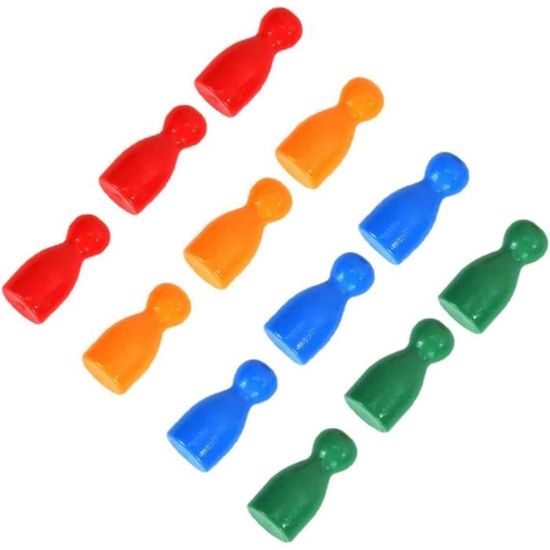 Accesorios para Juegos de Mesa Multicolor (100 Meeples de Madera