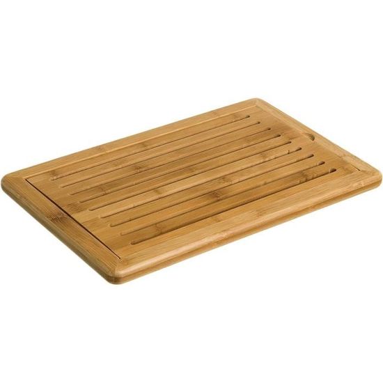 Space Home Planche à Découper Pain Avec Ramasse-Miettes Amovible – Bois 32x22x2,5 Cm